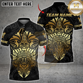 Maxcorners Darts Sport Aztec Mask Armor Multicolor Customized Name, Team Name 3D Shirts