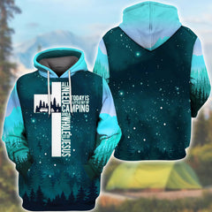 Maxcorners Camping 3D All Over Printed Shirt VTHD38