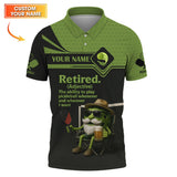 Maxcorners Custom Name Funny Men's Pickleball Shirt, Retired Pickleball Shirts, Gift For Pickleball Players LM0509