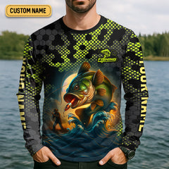 Maxcorners I Go Fishing Not To Find Myself But To Lose Myself Funny Fishing Shirt, SPF Shirt For Men, Gift For Fisherman