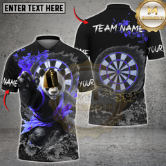 Maxcorners Kung Fu Panda Darts Multicolor Customized Name, Team Name 3D Shirts
