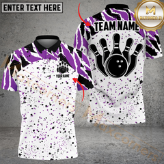 Maxcorners Bowling Classic Multicolor Options Personalized Name, Team Name 3D Shirt