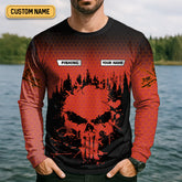 Maxcorners Fishing Saved Me From Being A Pornstar Red Fishing Shirt, Funny Fishing Shirt, SPF Shirt For Men, Gift For Fisherman