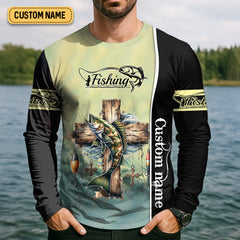 Maxcorners And I Will Make You Fishers Of Men Christian Fishing SPF Shirt For Men, Gift For Fisherman