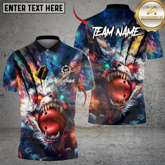 Maxcorners Bowling Savage Beast Ball Personalized Name, Team Name Unisex 3D Shirt