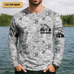 Maxcorners I'm A Fishaholic On The Road To Recovery Fishing UPF Shirts, Funny Fishing Shirt, Fishing Shirts For Men