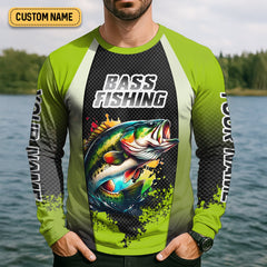 Maxcorners The Bass Are Calling And I Must Go Bass Fishing SPF Shirt For Men, Funny Fishing Shirt, Men's Fishing Shirt