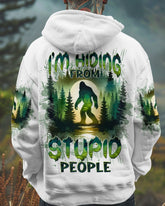 Maxcorners I'm Hiding From Stupid People Bigfoot All Over Print LM2101