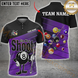 Maxcorners Funny Billiards 8-Ball Multicolor Personalized 3D Shirt, Give Me a Shoot” Design Shirt