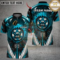 Maxcorners Darts Monster Paint Multicolor Customized Name, Team Name 3D Shirts