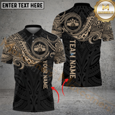 Maxcorners Bowling Tribal Tattoo Multicolor Customized Name, Team Name 3D Shirts