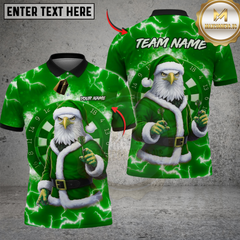 Maxcorners Darts Santa Eagle Lightning Dartboard Multicolor Customized Name, Team Name 3D Shirts