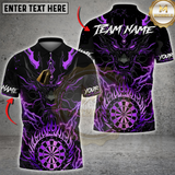 Maxcorners Golden Dragon Darts Multicolor Customized Name, Team Name 3D Shirts