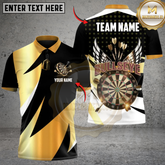 Maxcorners Darts Bullseye Glory Champion Multicolor Customized Name, Team Name 3D Shirts