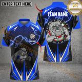 Maxcorners Darts Power Bulldog Multicolor Customized Name, Team Name 3D Shirts