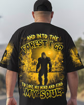 Maxcorners And Into The Forest I Go Bigfoot All Over Print LM1601
