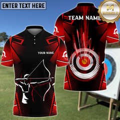 Maxcorners Cyber Strike Archery Personalized Name 3D Shirt