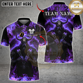 Maxcorners Darts Viking Fire Warrior Multicolor Customized Name, Team Name 3D Shirts