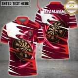 Maxcorners Darts Ribbon Color Multicolor Options Personalized Name, Team Name 3D Shirt