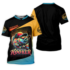 Maxcorners Weekend Hooker Performance Fishing Shirts, SPF Shirt For Men, Hooded Fishing Shirt, Fishing Shirts For Men