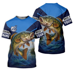 Maxcorners Largemouth Bass Fishing SPF Shirt For Men, Fisherman Outfit, Gift For Fisherman