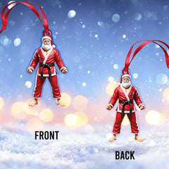 Maxcorners Custom Name Karate Christmas Ornament, Christmas Gift for Karate Lover 2D Flat LM2211