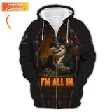 Poker Shark I'm All In Poker T-Shirts, Poker Shirt For Men, Gifts For Poker Lovers