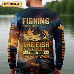 Maxcorners Fishing Is Not About The Fish Fishing UPF Shirts, Tournament Fishing Shirts, Men's Fishing Shirt