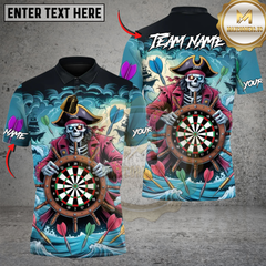 Maxcorners Pirate Reaper Dartboard Darts Personalized Name 3D Unisex Shirt