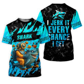 Maxcorners Shark Fishing UPF Shirts, Shark T-shirt, Long Sleeve Fishing Shirts, Funny Fishing Shirt, Gift For Fisherman