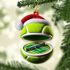 Maxcorners Custom Name Tennis Ornament, Tennis Christmas Gift5 2D Flat LM2111
