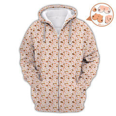 Maxcorners Boobs Pattern Golf Polos, Funny Golf Shirt, Crazy Golf Shirts For Men