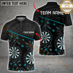 Maxcorners Darts Dartboard Galaxy Multicolor Customized Name, Team Name 3D Shirts