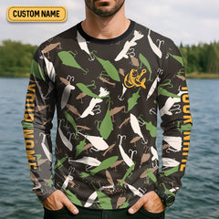 Maxcorners Professional Master Baiter Fishing UPF Shirts, Camo Fishing Shirt, Presents For Fishermen