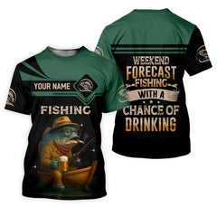 Maxcorners Bass Beer Fishing Shirt Long Sleeve, Hooded Sun Shirt, Camo Long Sleeve Shirt, Mens Fishing Shirt