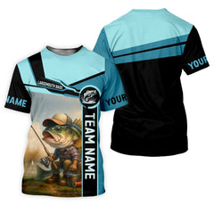 Maxcorners Largemouth Bass Fishing, Fishing Team Shirts SPF Shirt, Best Fishing Gifts, Mens Casual Shirts