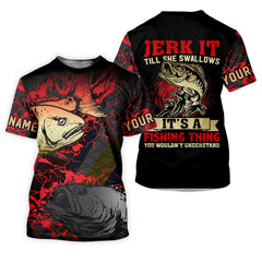 Maxcorners Bass Fishing UPF Shirts, It's a Fishing Thing You Would't Understand, Funny Fishing Shirt, Gift For Fisherman