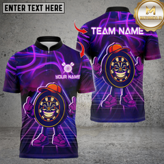 Maxcorners Darts Neon Dartboard Swag Multicolor Customized Name, Team Name 3D Shirts