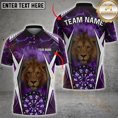 Maxcorners Darts Lion’s Precision Multicolor Customized Name, Team Name 3D Shirts