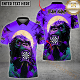 Maxcorners Darts Kong Colorful Multicolor Options Personalized Name, Team Name 3D Shirt