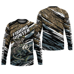 Maxcorners Fishing Hunter Camo Fishing Shirt, UV Protection Shirt, Presents For Fishermen