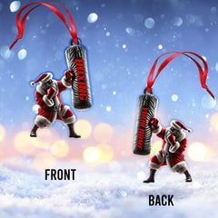 Maxcorners Custom Name Boxing Ornament, Christmas Gift for Boxing Lovers 2D Flat LM2111