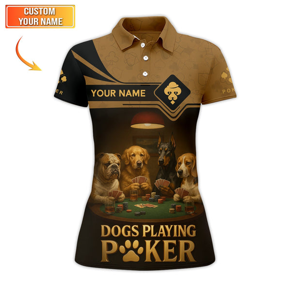Dogs Playing Poker Shirt, Custom Poker Shirt, Gifts For Poker Lovers