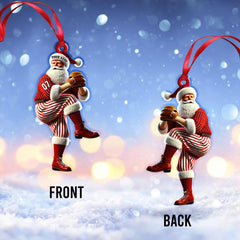 Maxcorners Custom Name and Number Baseball Ornament, Baseball Team Christmas Gift 2D Flat LM2111