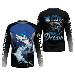 Maxcorners Marlin Fishing, Chasing The Billfish Dream SPF Shirts, Fishing Shirts For Men, Fisherman Gift