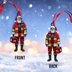 Maxcorners Custom Name EMT Ornament, EMT Lover Christmas Gift 2D Flat LM2111