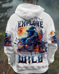 Maxcorners Born To Explore Destined To Be Wild Bigfoot Halloween All Over Print LM2101