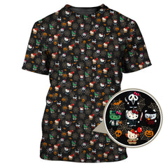 Maxcorners Halloween Golf Shirt, Pattern Golf Shirt For Golfer, Funny Golf Shirt For Men