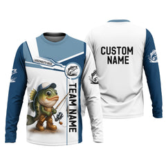 Maxcorners Team Fishing Shirt, Largemouth Bass Fishing, SPF Shirt For Men, Men Jersey, Mens Casual Shirts