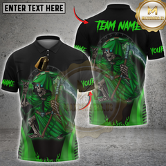 Maxcorners Darts Skull Reaper Multioptions Personalized Name, Team Name Unisex 3D Shirts